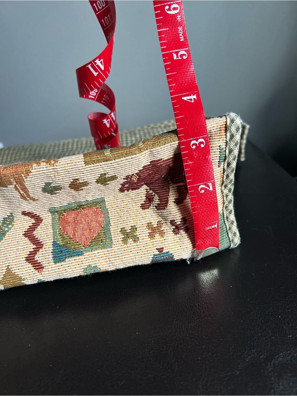 MAGGIB Vintage Woodlands Print Textile Cosmetic Bag with Lined Interior - Picture 14 of 15